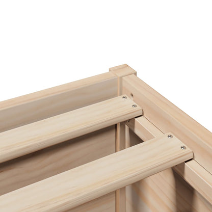 Bedframe zonder matras massief grenenhout 140x200 cm