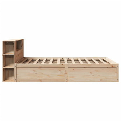 Bedframe zonder matras massief grenenhout 135x190 cm
