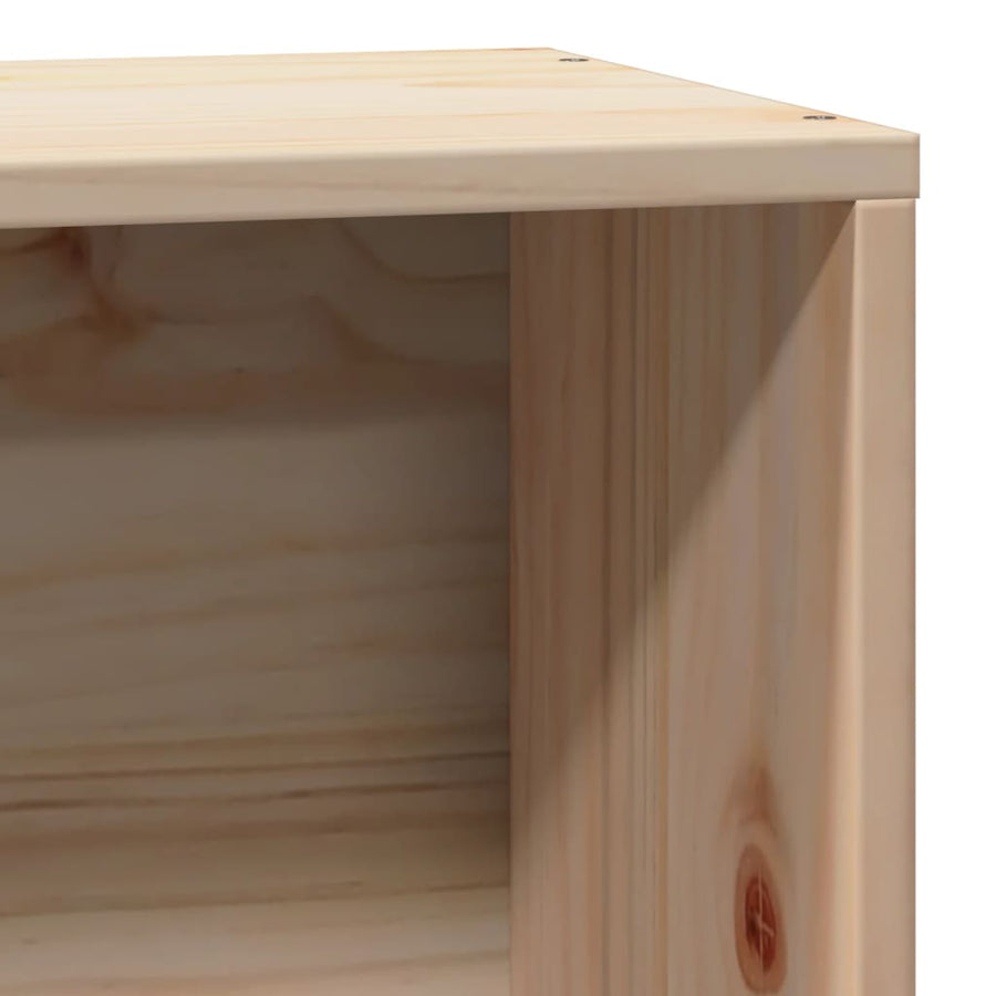 Bedframe zonder matras massief grenenhout 75x190 cm