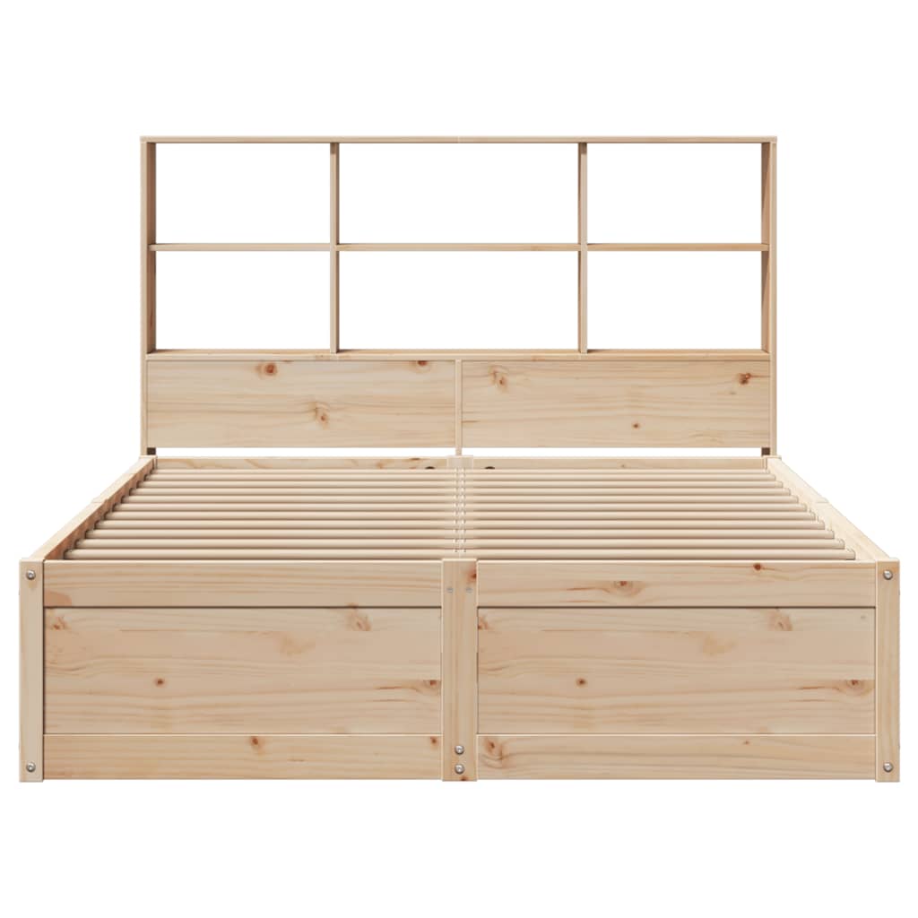 Bedframe zonder matras massief grenenhout 150x200 cm