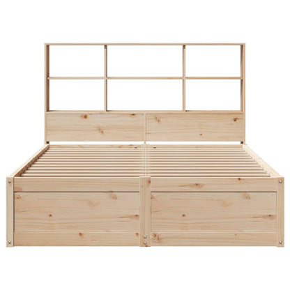 Bedframe zonder matras massief grenenhout 150x200 cm