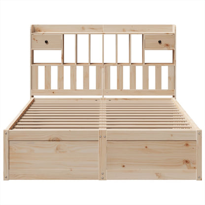 Bedframe zonder matras massief grenenhout 140x200 cm