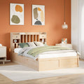 Bedframe zonder matras massief grenenhout 140x200 cm