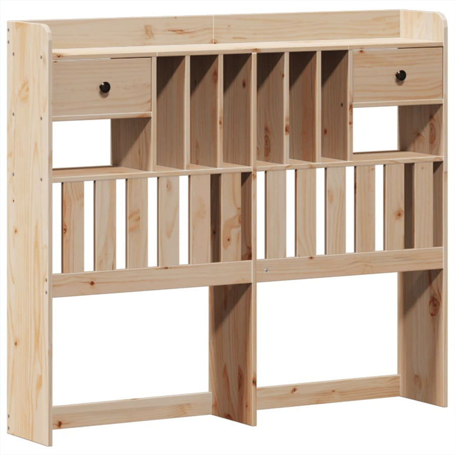 Bedframe zonder matras massief grenenhout 135x190 cm