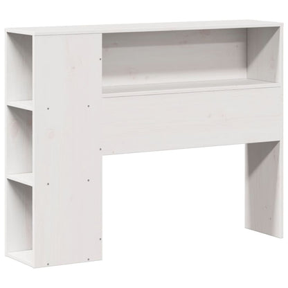 Bedframe zonder matras massief grenenhout wit 75x190 cm