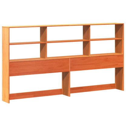 Bedframe zonder matras massief grenenhout wasbruin 180x200 cm