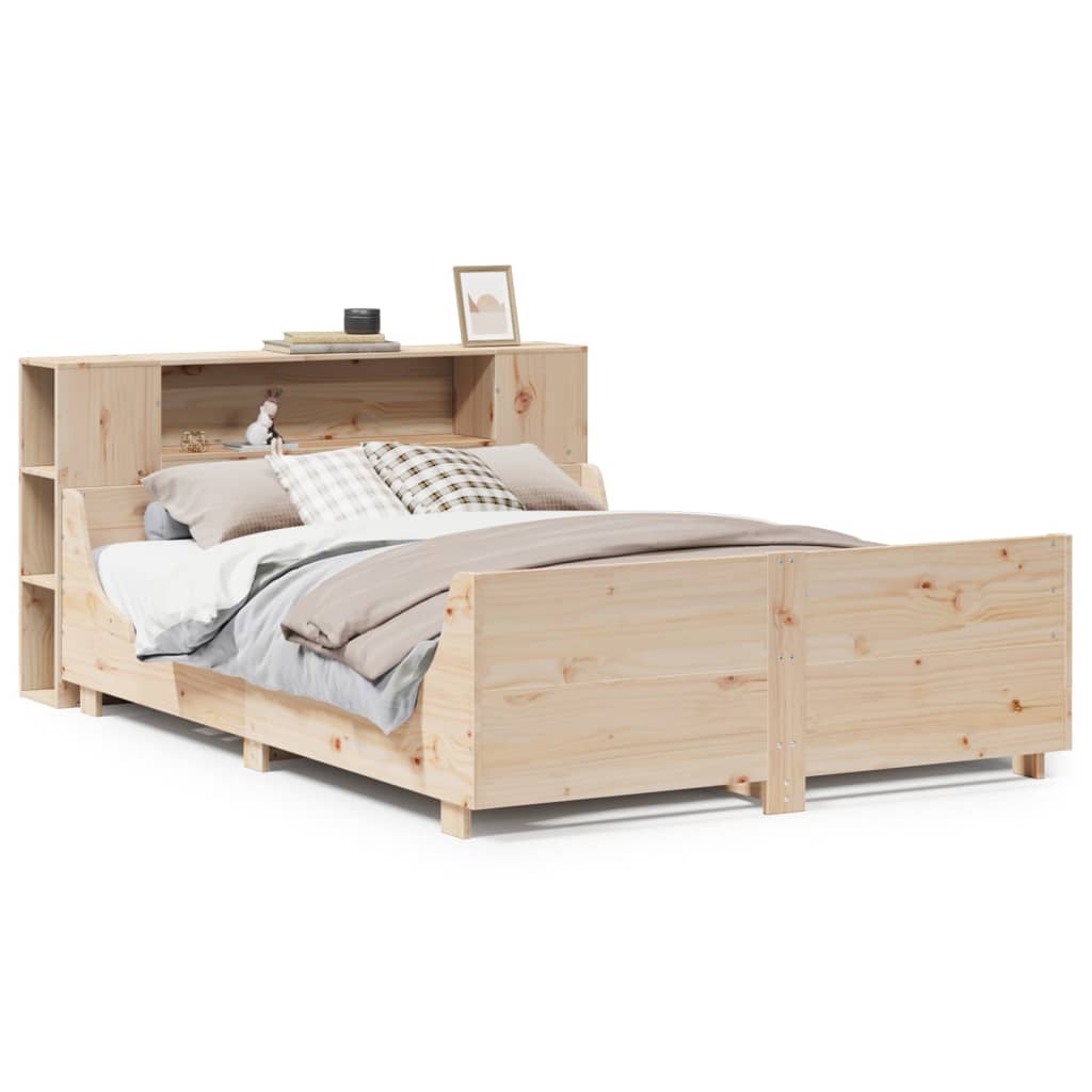 Bedframe zonder matras massief grenenhout 160x200 cm