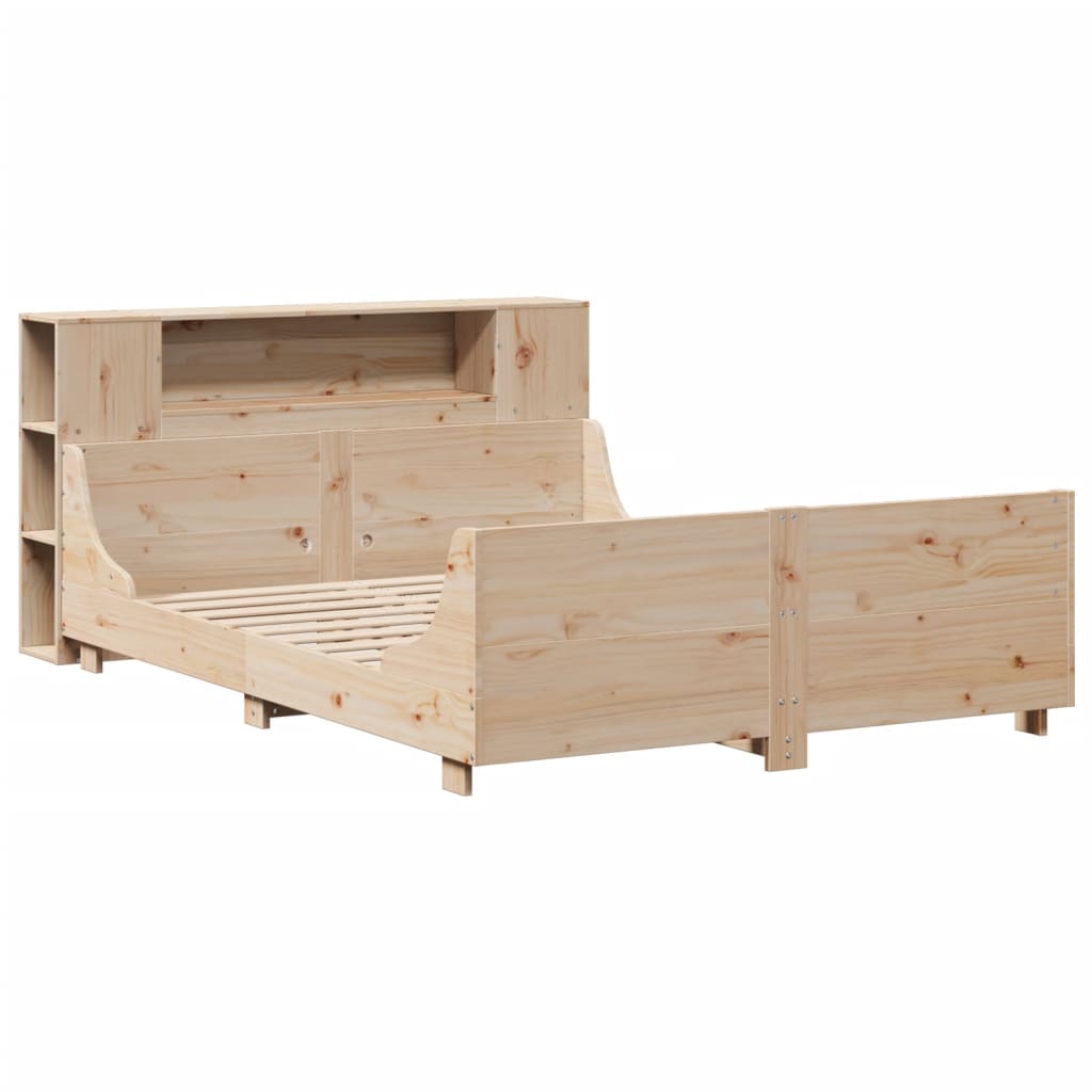 Bedframe zonder matras massief grenenhout 160x200 cm