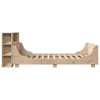 Bedframe zonder matras massief grenenhout 160x200 cm
