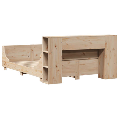 Bedframe zonder matras massief grenenhout 160x200 cm