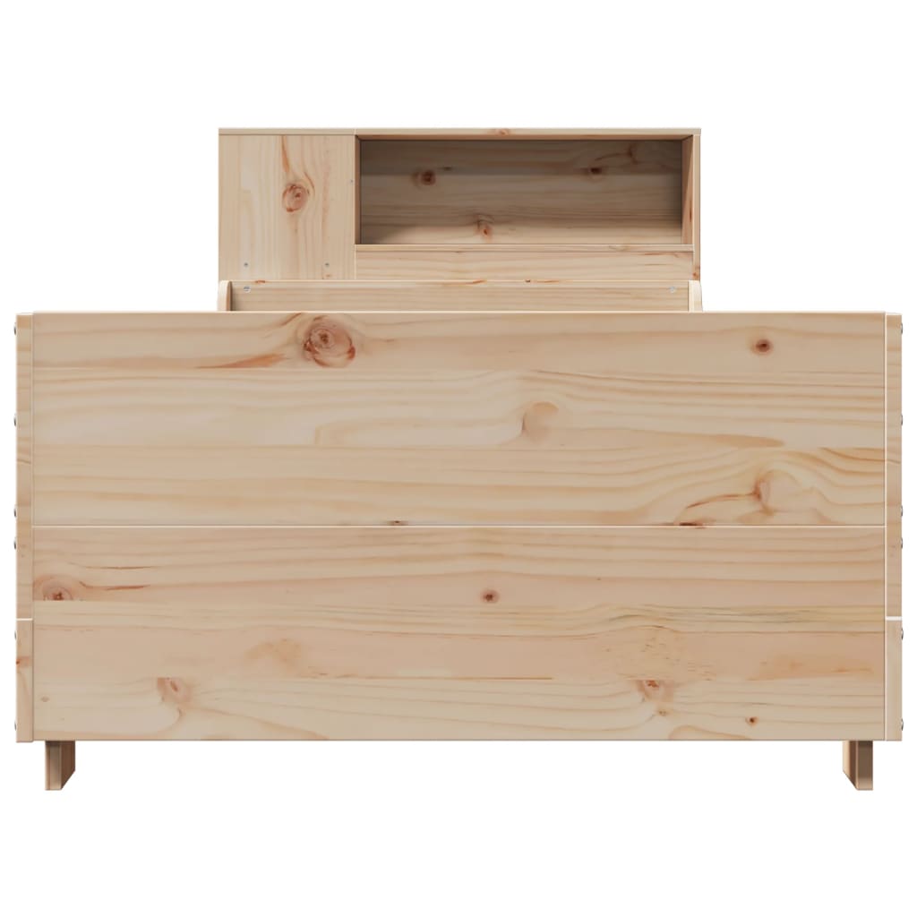Bedframe zonder matras massief grenenhout 75x190 cm