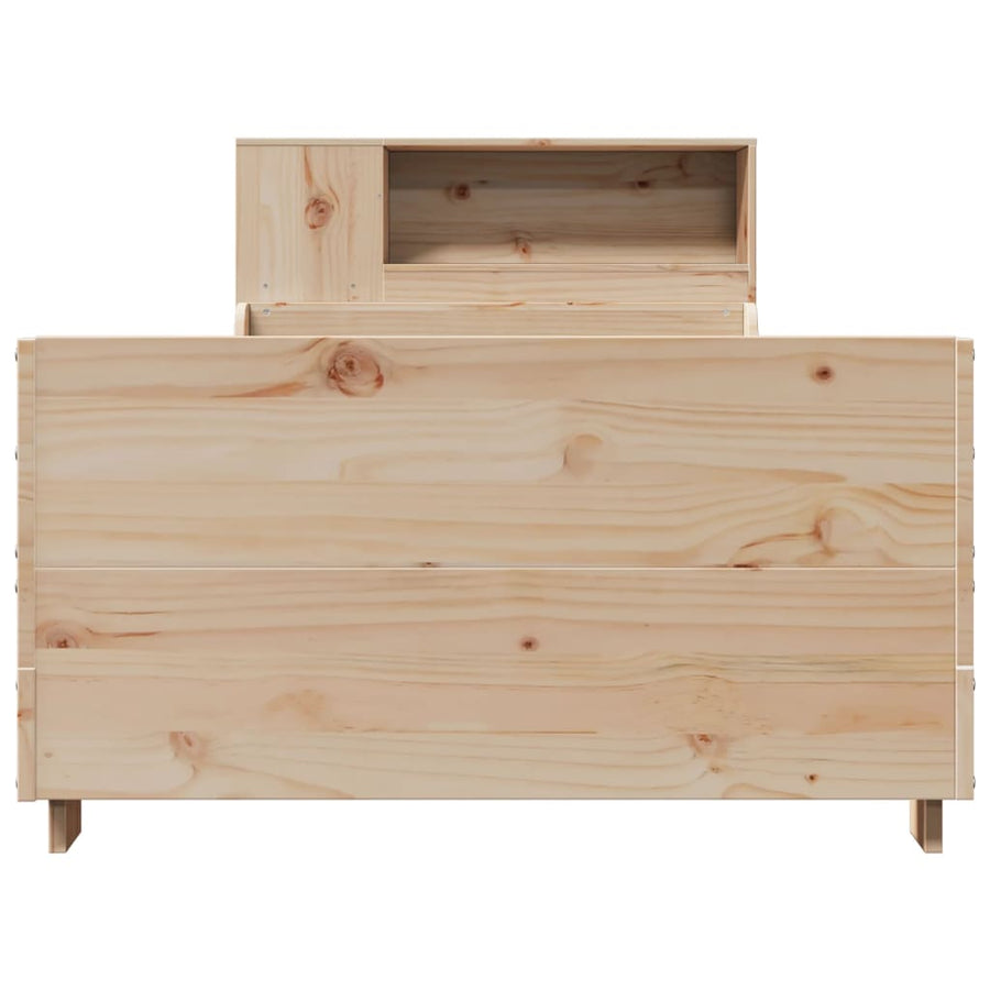 Bedframe zonder matras massief grenenhout 75x190 cm