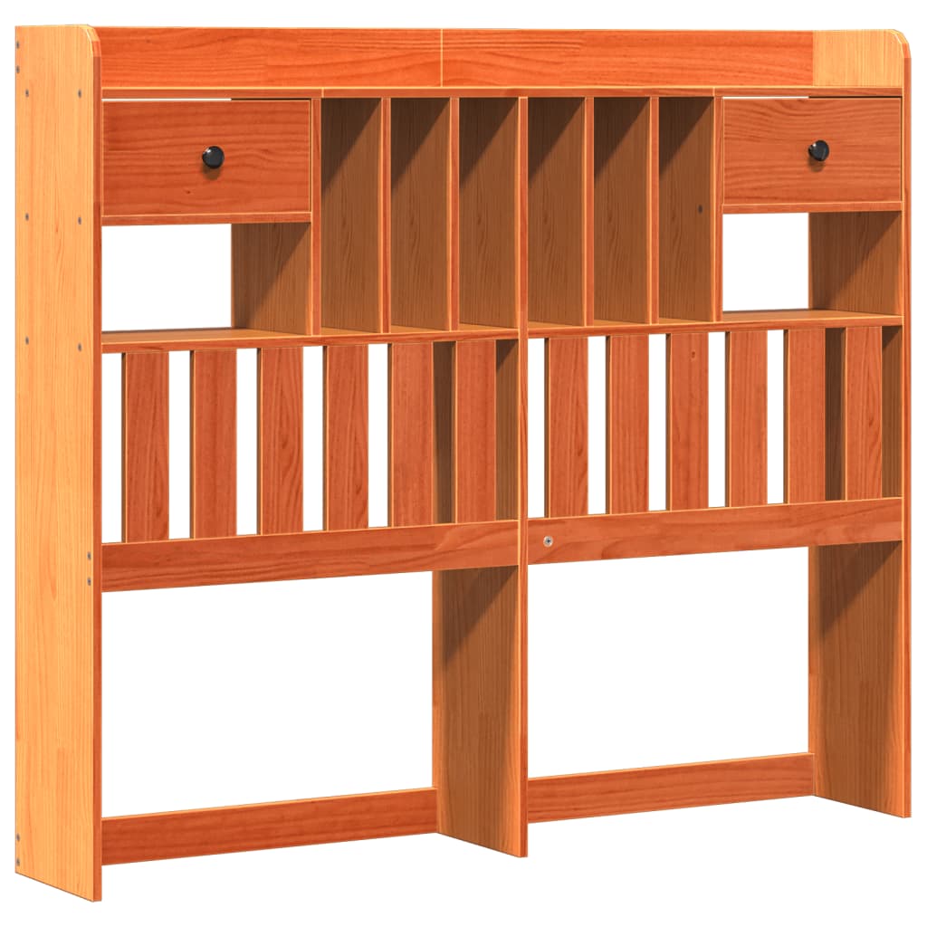 Bed Met Boekenkast Zonder Matras Grenenhout 120 x 200 cm