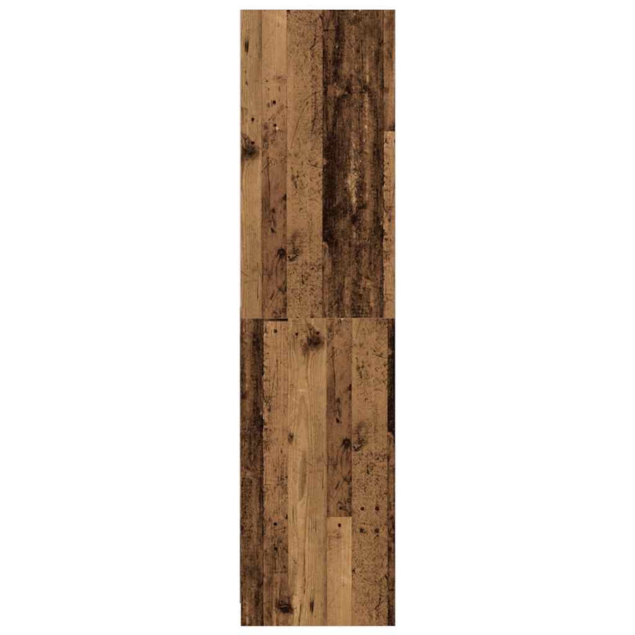 Kledingkast 50x50x200 cm bewerkt hout oud hout