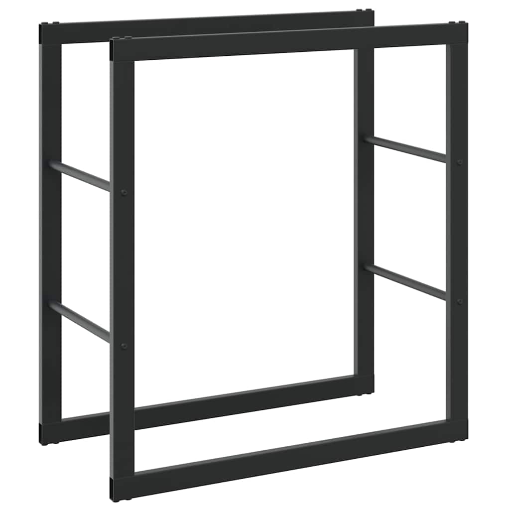Haardhoutrek 55x30x61 cm staal zwart