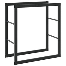 Haardhoutrek 55x30x61 cm staal zwart