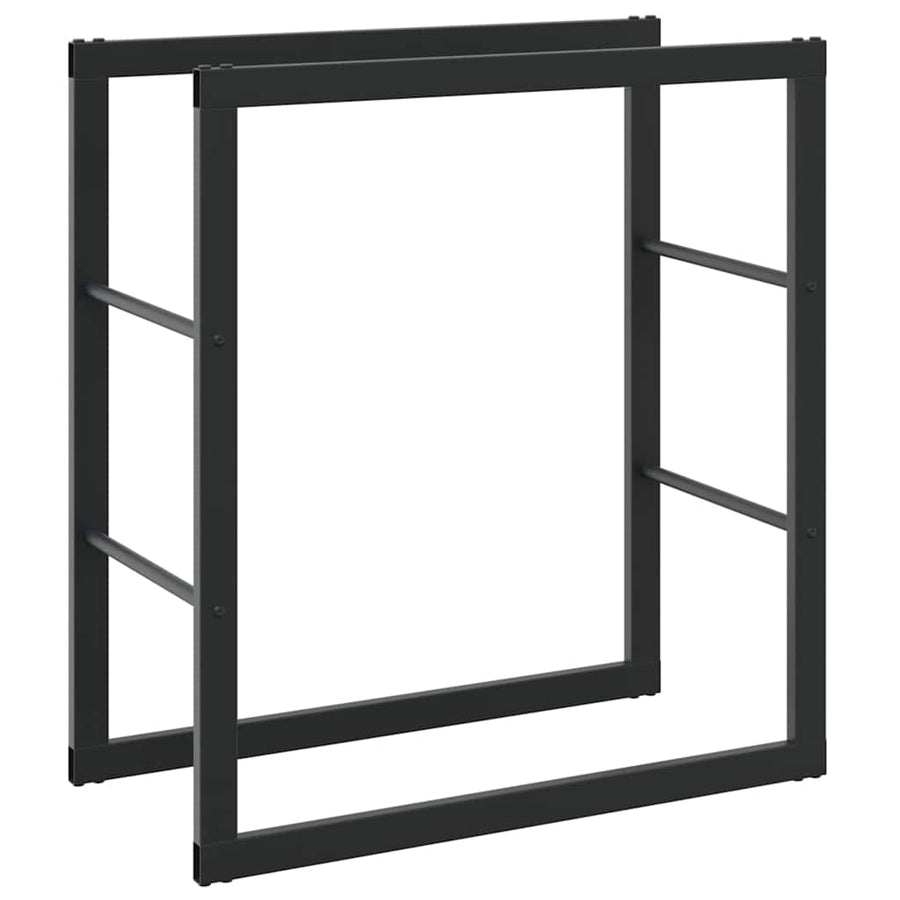Haardhoutrek 55x30x61 cm staal zwart