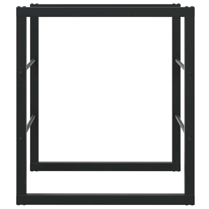 Haardhoutrek 55x30x61 cm staal zwart
