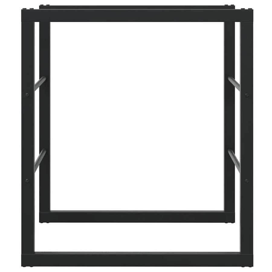 Haardhoutrek 55x30x61 cm staal zwart