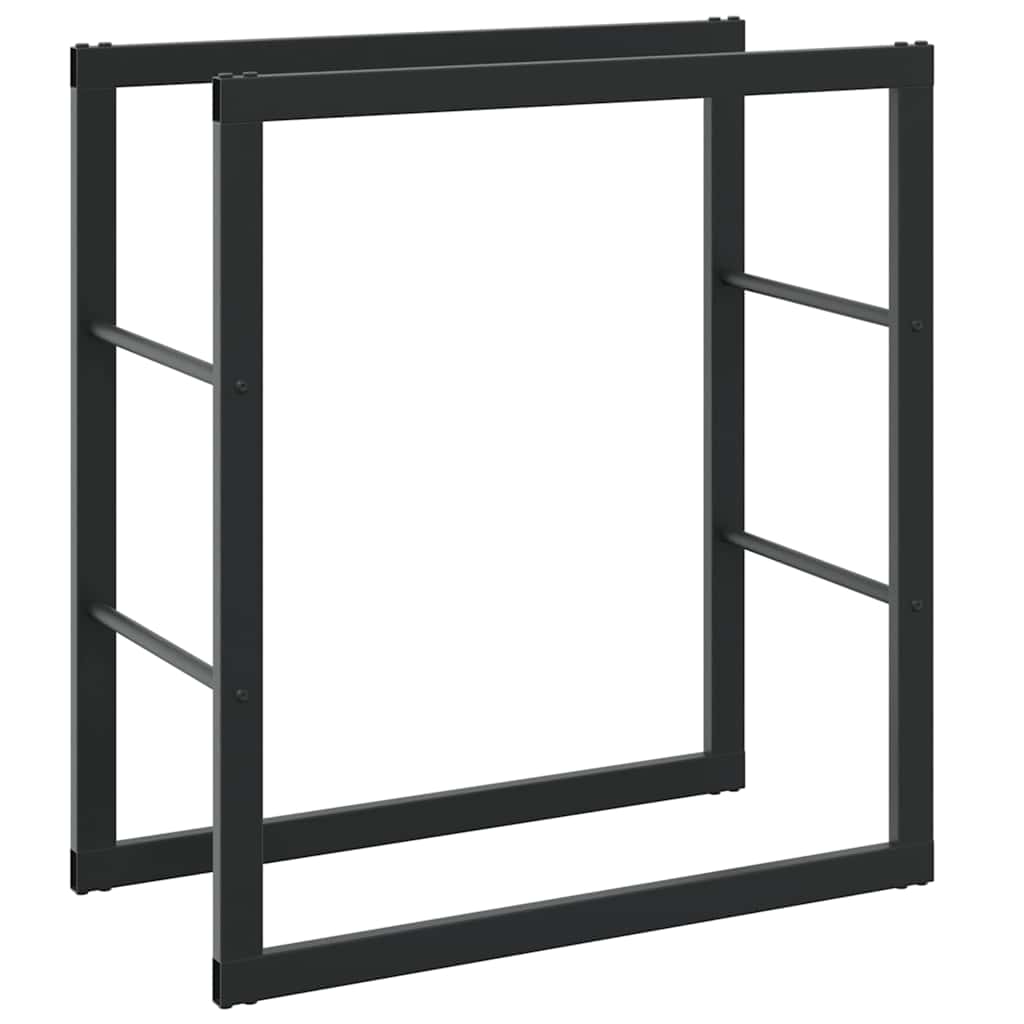 Haardhoutrek 55x30x61 cm staal zwart