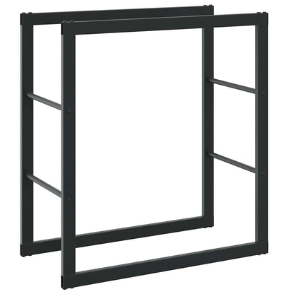 Haardhoutrek 55x30x61 cm staal zwart