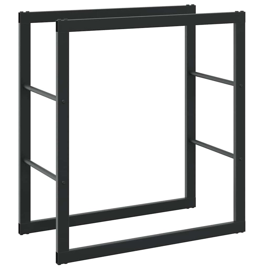 Haardhoutrek 55x30x61 cm staal zwart
