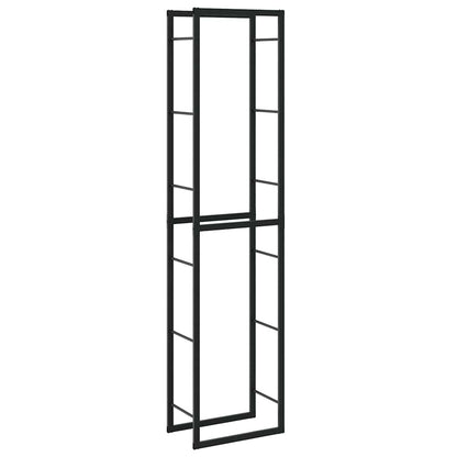 Haardhoutrek 50x30x209 cm staal zwart