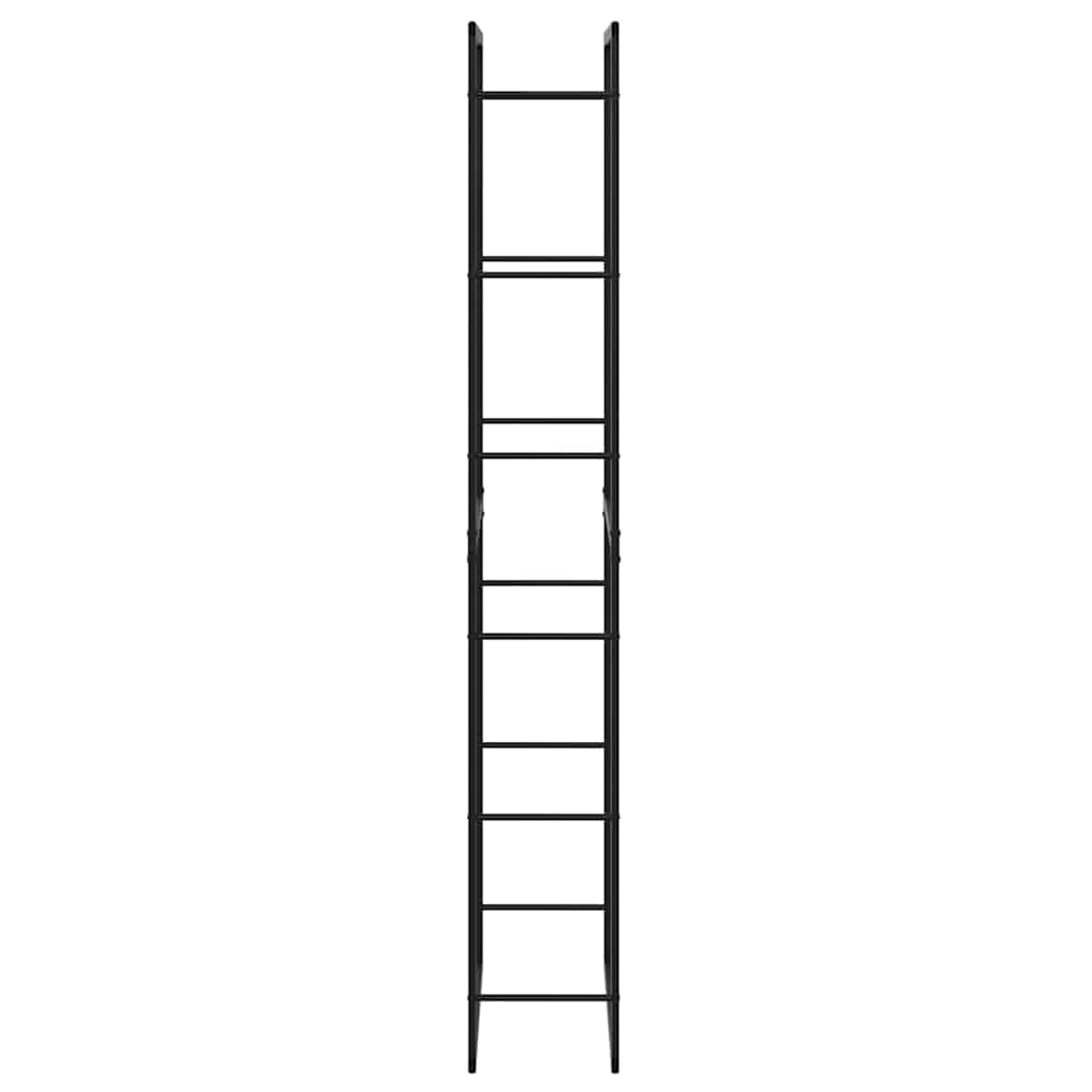 Haardhoutrek 50x30x209 cm staal zwart
