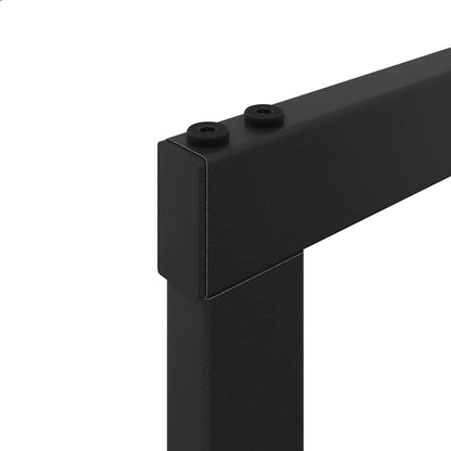 Haardhoutrek 50x30x209 cm staal zwart