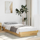 Bedframe 75x190 cm massief eikenhout