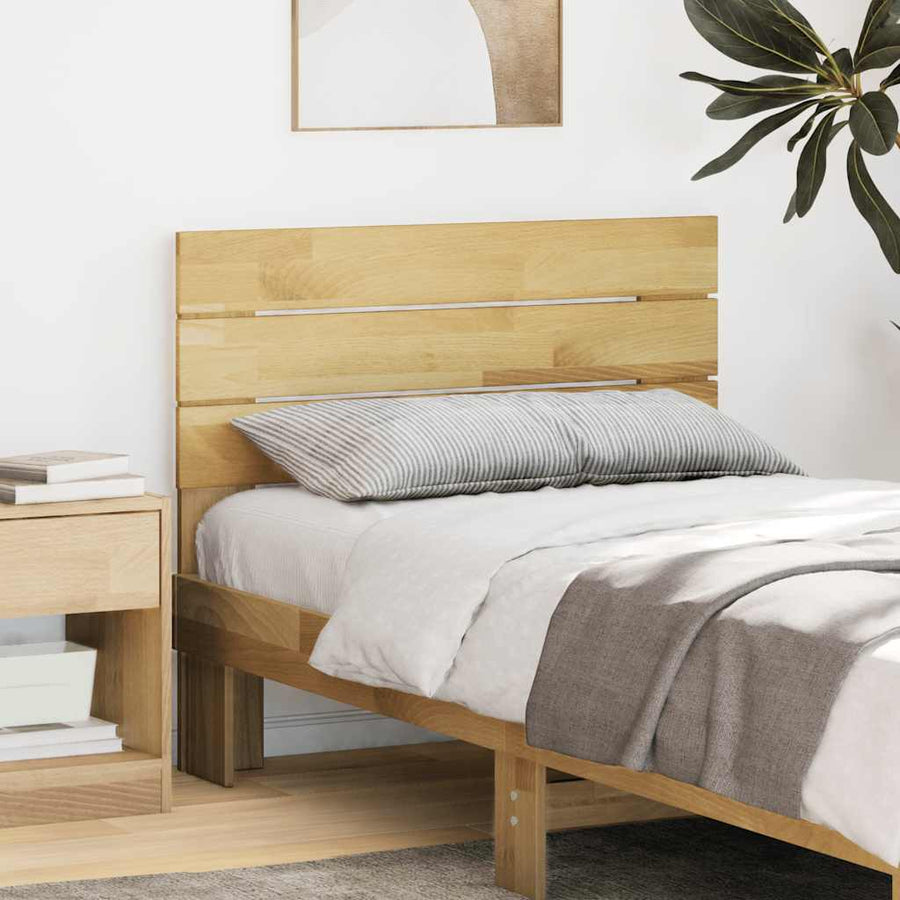 Hoofdbord 75 cm massief hout eiken