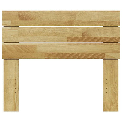 Hoofdbord 90 cm massief hout eiken