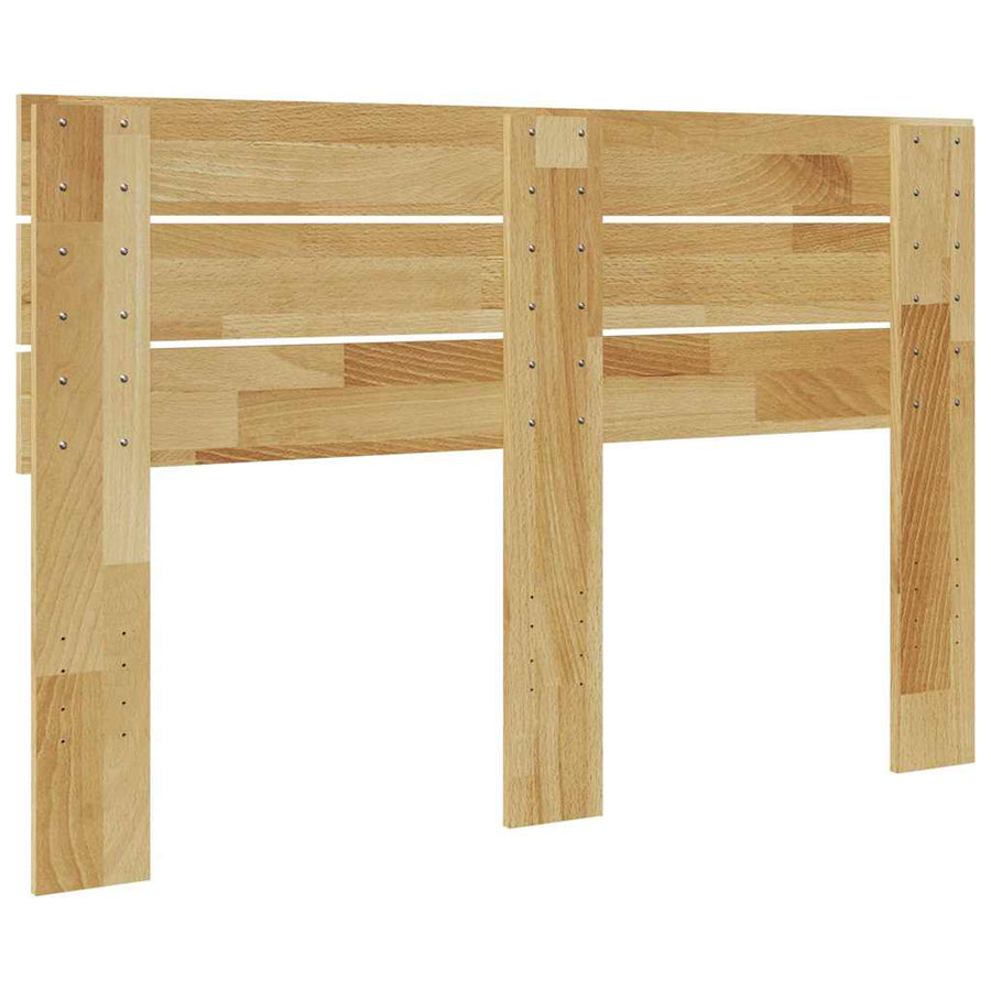 Hoofdeinde 120 cm massief hout eiken