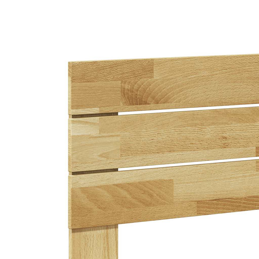 Hoofdeinde 135 cm massief hout eiken