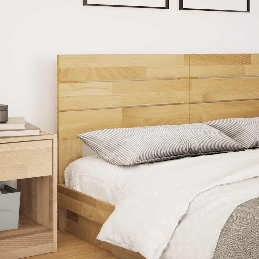 Hoofdbord 150 cm massief hout eiken