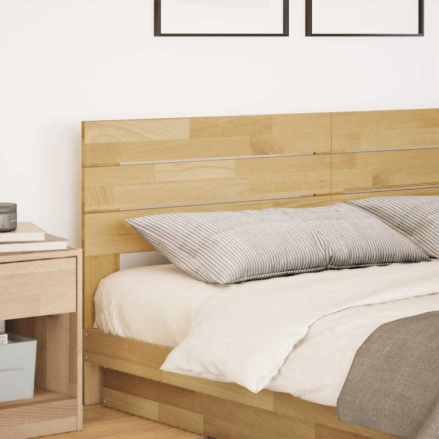 Hoofdbord 180 cm massief hout eiken