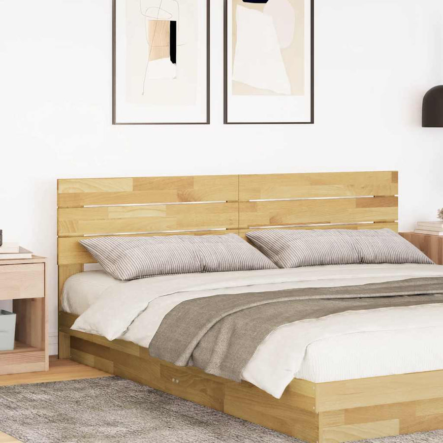 Hoofdbord 180 cm massief hout eiken