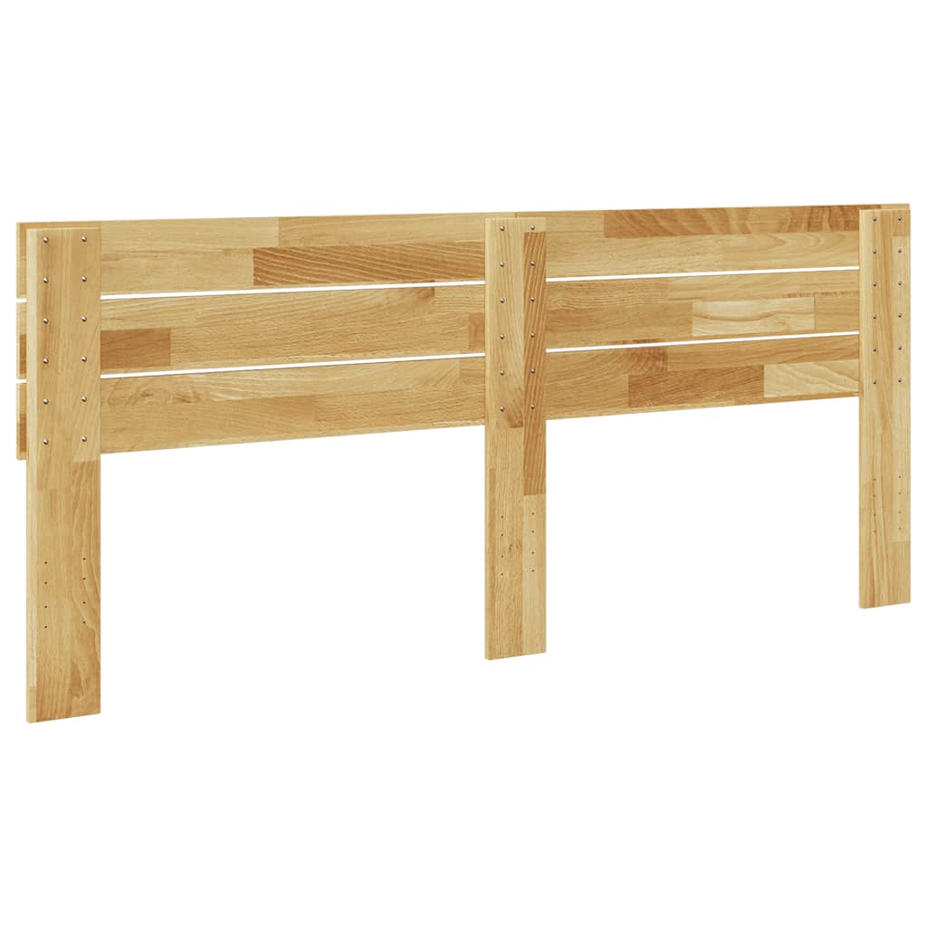 Hoofdbord 180 cm massief hout eiken