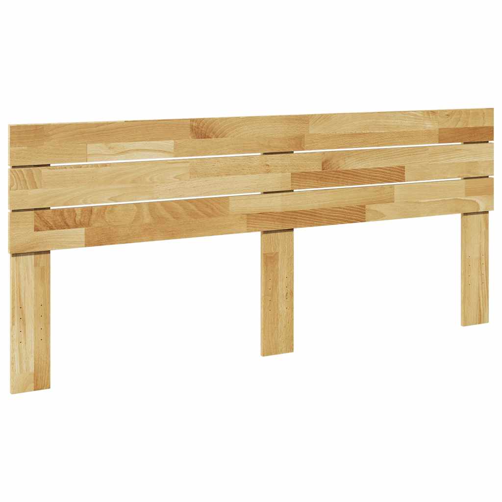 Hoofdbord 200 cm massief hout eiken