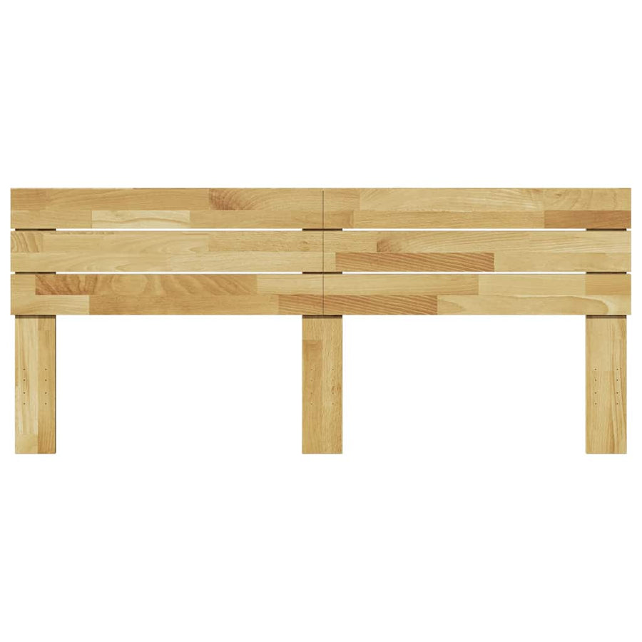 Hoofdbord 200 cm massief hout eiken