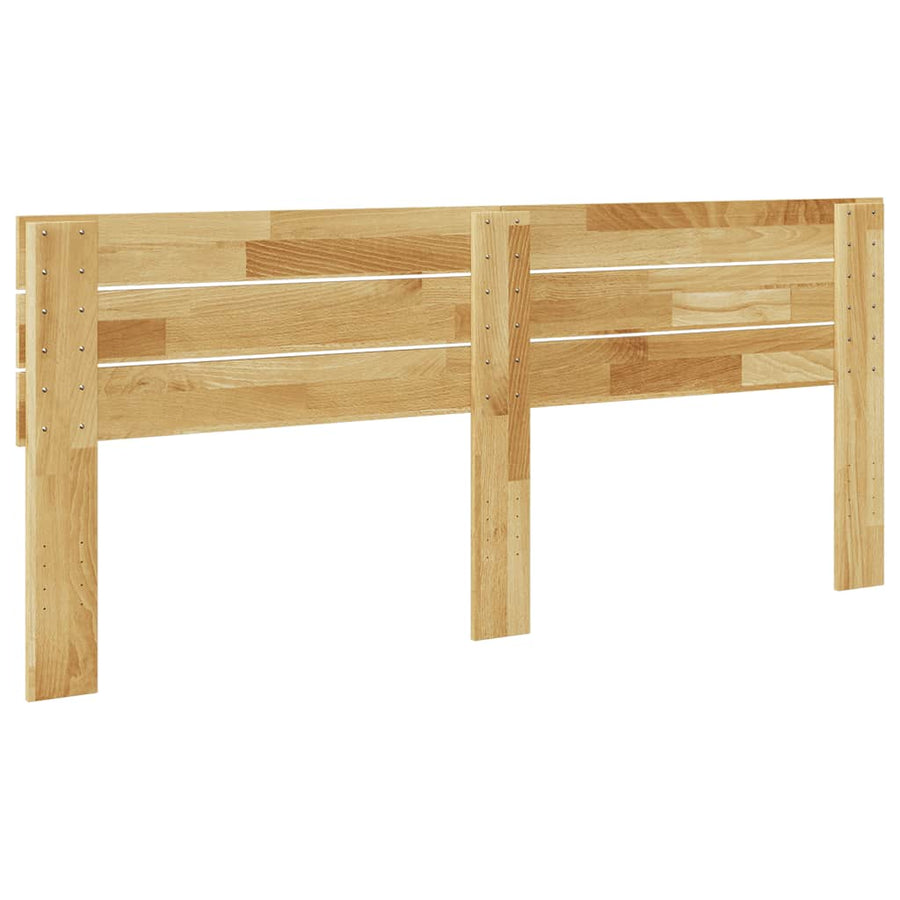 Hoofdbord 200 cm massief hout eiken