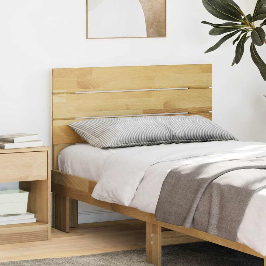 Hoofdbord 80 cm massief hout eiken