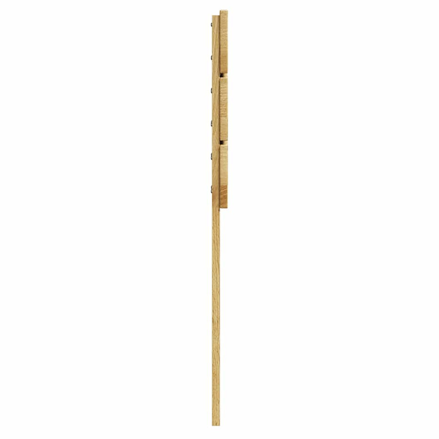 Hoofdbord 80 cm massief hout eiken