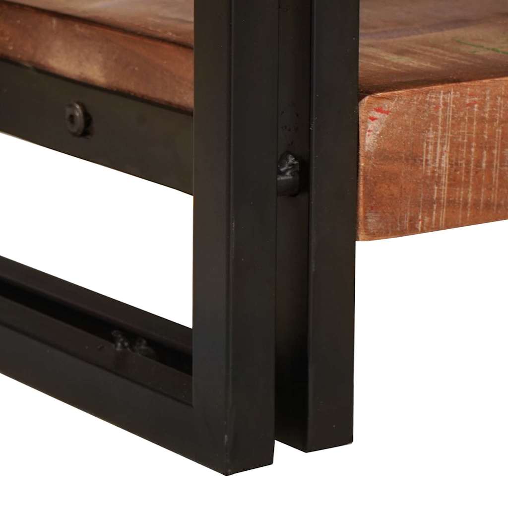 Wandtafels met lade met plank Anders met opslag 2 pcs Multikleur Massief gerecycled hout