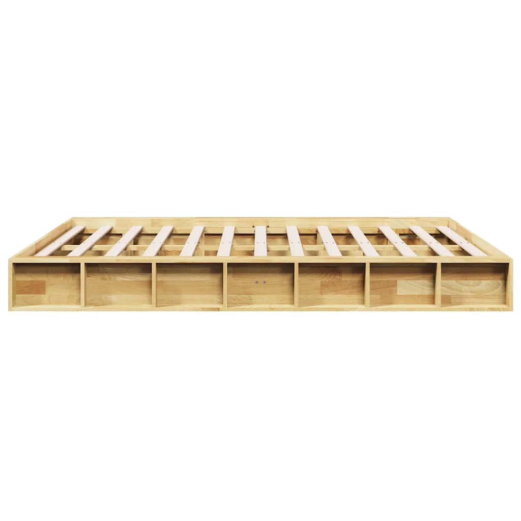 Bedframe zonder matras 140x200 cm massief hout eiken