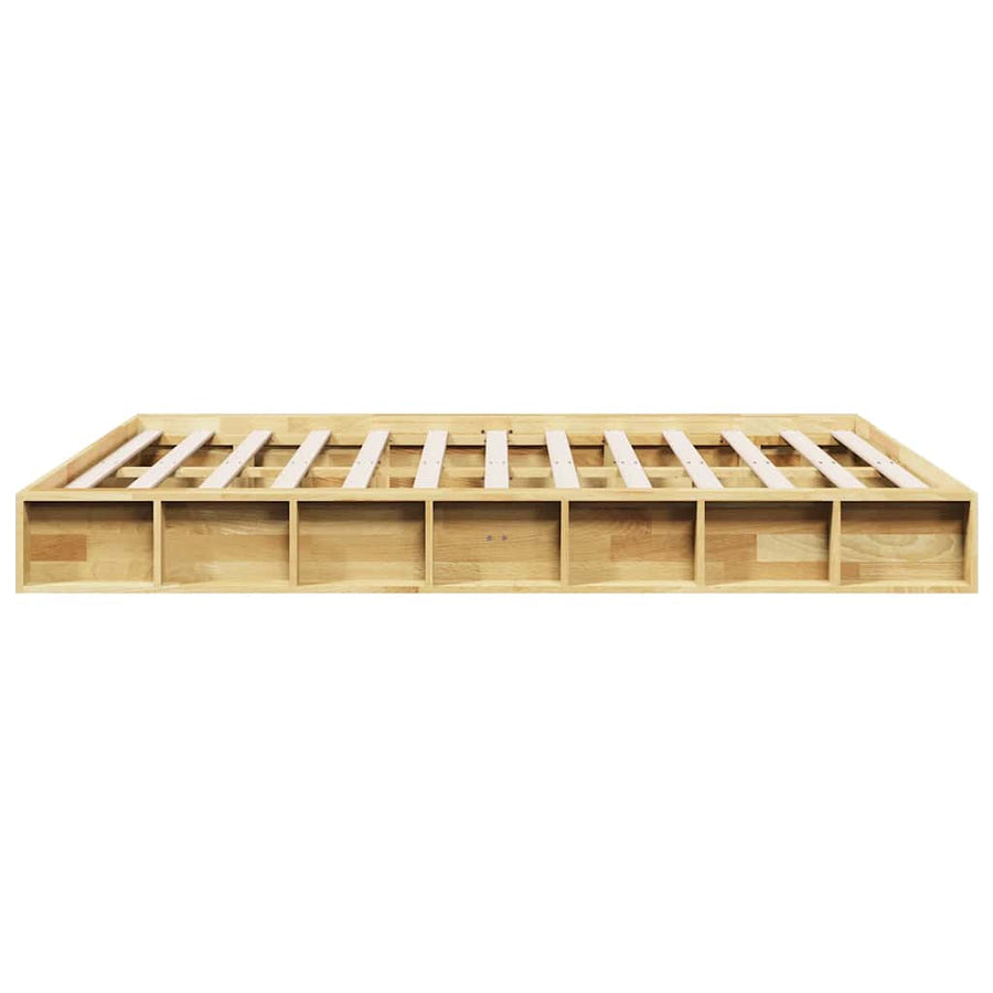 Bedframe zonder matras 160x200 cm massief hout eiken