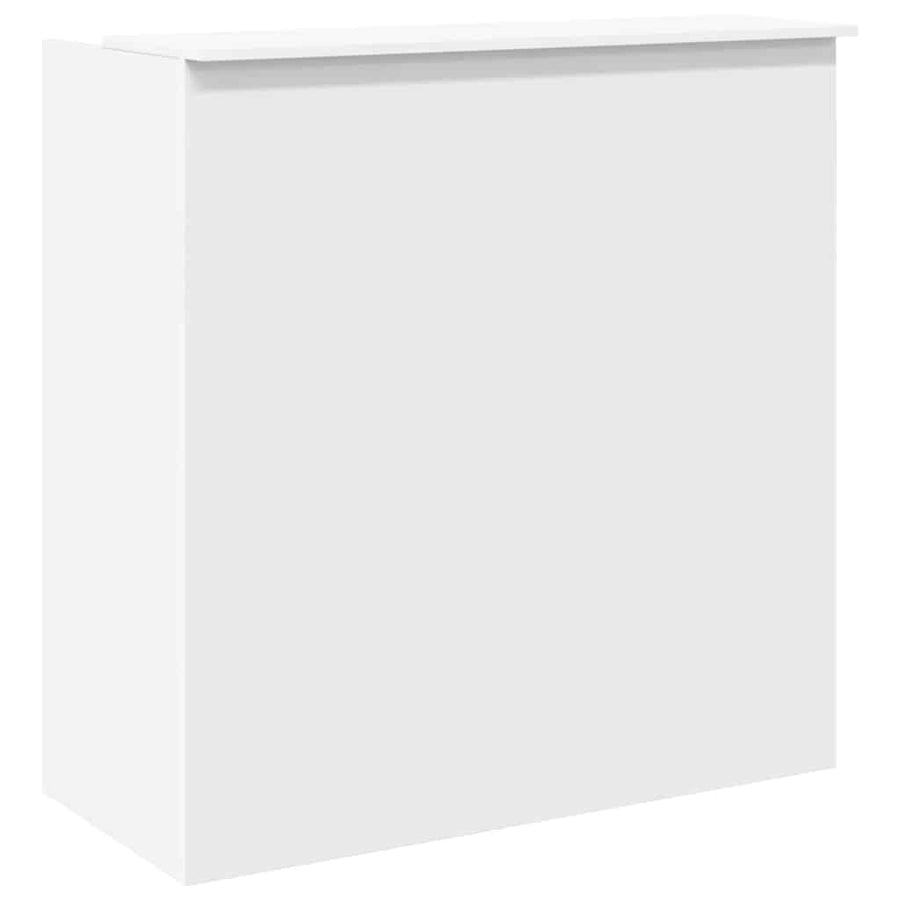 Receptiebalie 100x50x103,5 cm bewerkt hout wit
