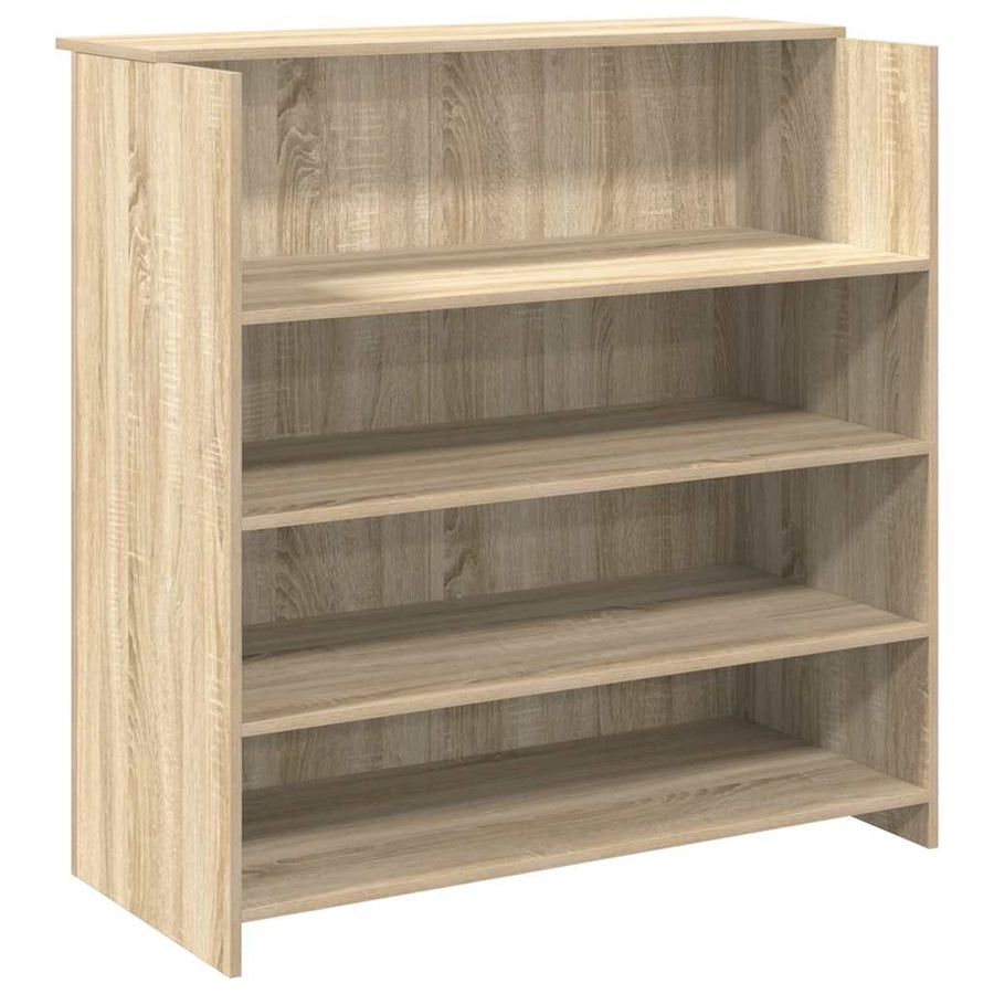 Receptiebalie 100X50X103,5 Cm Bewerkt Hout Kleurig 100 x 50 x 103.5 cm Sonoma eiken