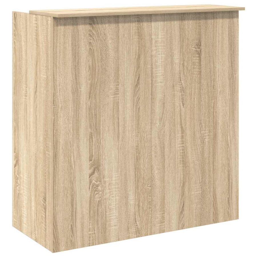 Receptiebalie 100X50X103,5 Cm Bewerkt Hout Kleurig 100 x 50 x 103.5 cm Sonoma eiken