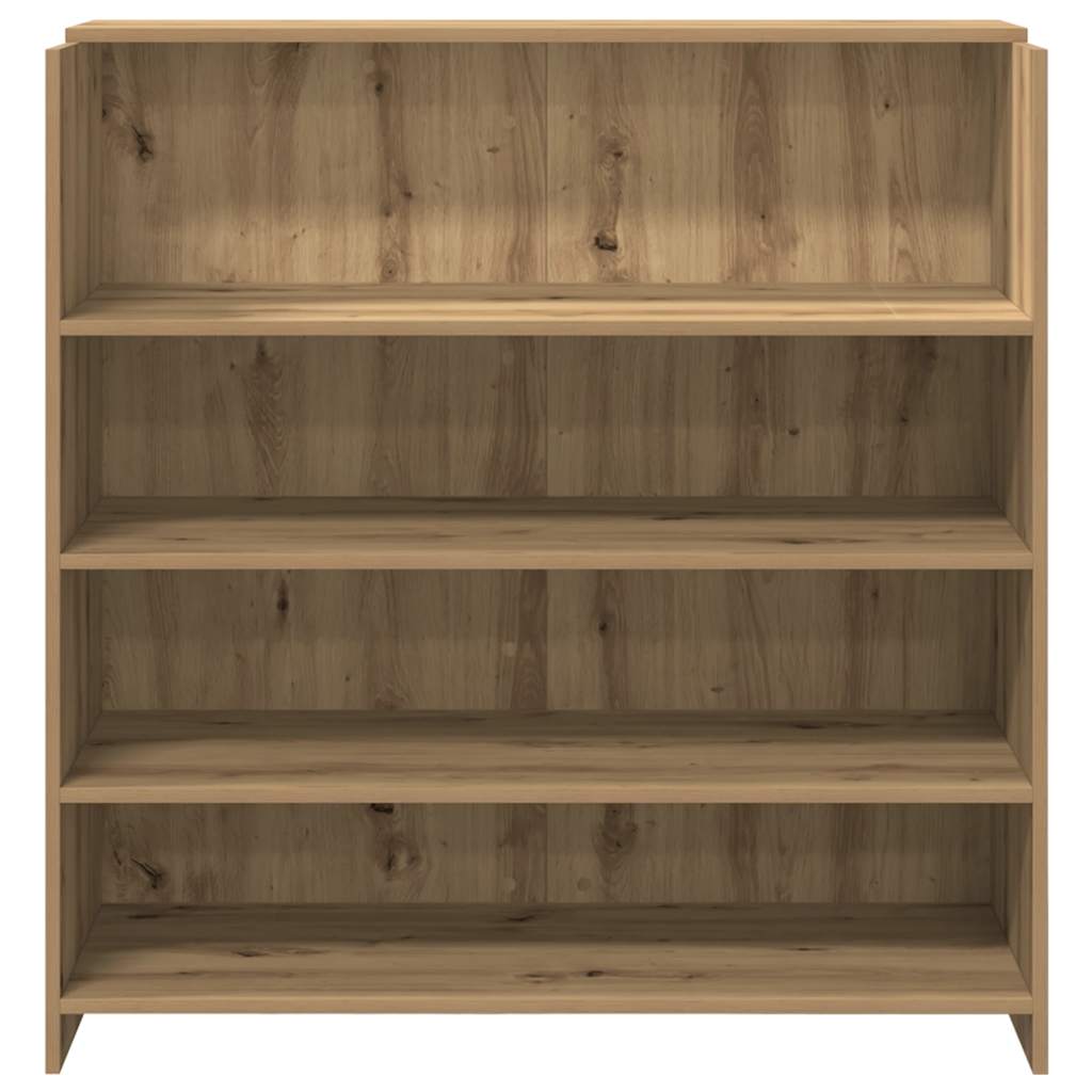 Receptiebalie 100X50X103,5Cm Bewerkt Hout Artisanaal Eikenkleur